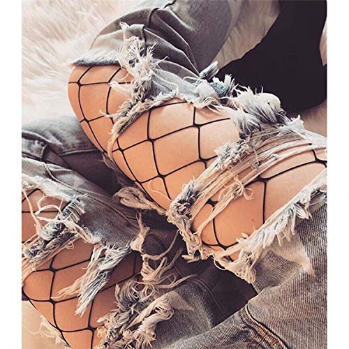 Image of DancMolly 10X Strong Fishnet Stockings, Sexy Lingerie Tights for Women 80s 90s Party Rave Concert Outfit, ropa interior mujer