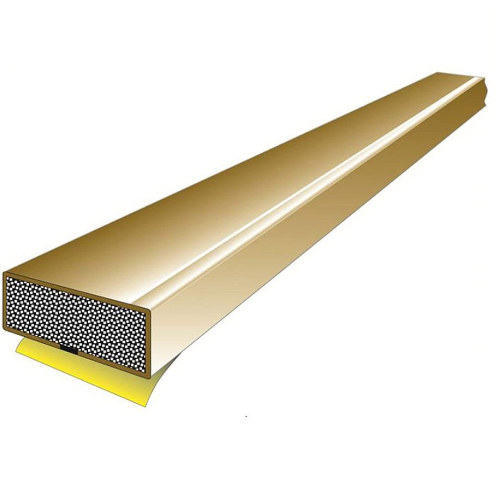 5-pak – listwa uszczelniająca do drzwi przeciwpożarowych – 2100 x 15 x 4 mm – Intumescent Fire Stop – brązowa | uszczelki ochronne przeciwpożarowe – odporne na ogień listwy przeciwpożarowe – odporne