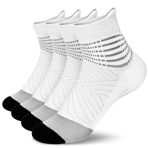 Image of IRAMY Compression Ankle Support Socks Women - Wicking, Cushioned Athletic, Plantar Fasciitis Relief 2 /3 /6 Pairs