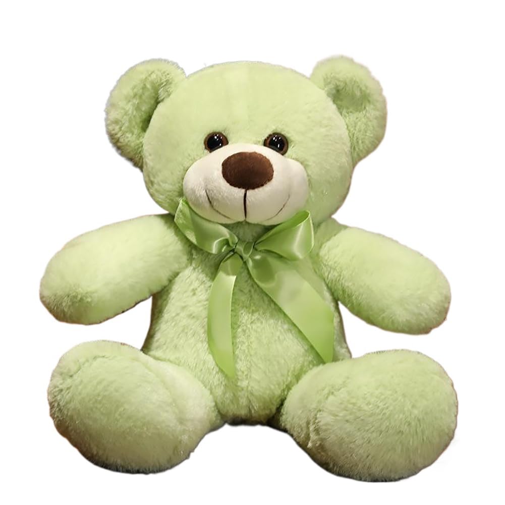 12inch Teddy Bear Stuffed Animal Soft Teddy Bear Plushie Toys Birthday for Kids Boys Girls Green