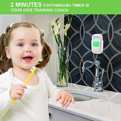 Timer Luxsway, 2 Minutes Teeth Brush Timer and 20 Seconds Hand Wash Timer for Kids Training Coach, Wireless Battery Powered Indicator Light 2Pack - Image 4