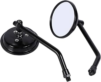 Amazon | オートバイ バックミラー バイク ミラー 丸ミラー