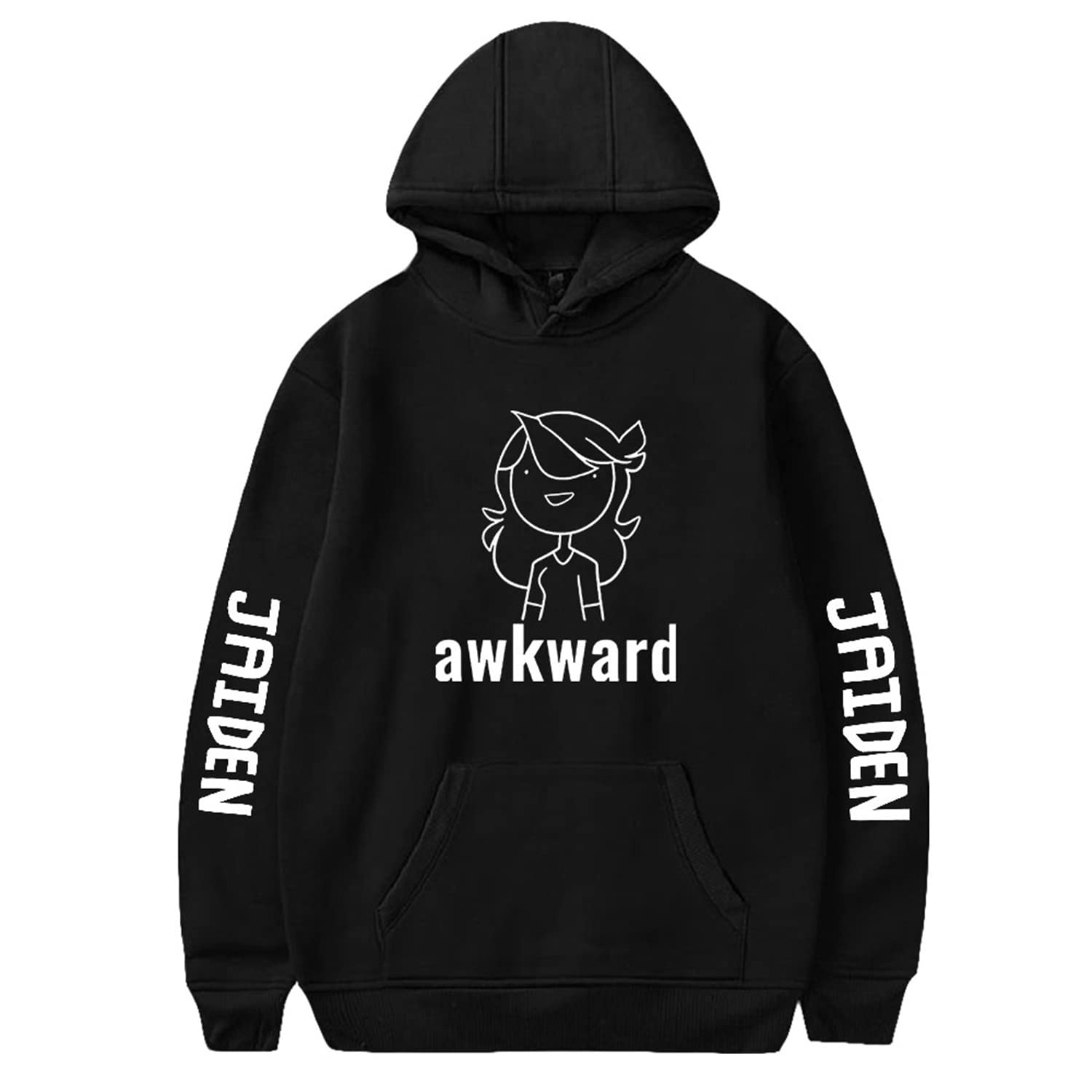 OUHZNUXJaiden Animations Cartoon Sweatshirt, Social Star Harajuku Animation Print Hoodie, Unisex Street Sweatshirt Top (2XS-4XL)