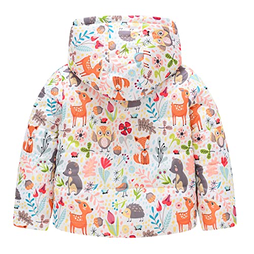 Toddler Boys Girls Winter Fashion Hooded Thicken Windproof Warm Outwear Coat Kid Clothes Girl4