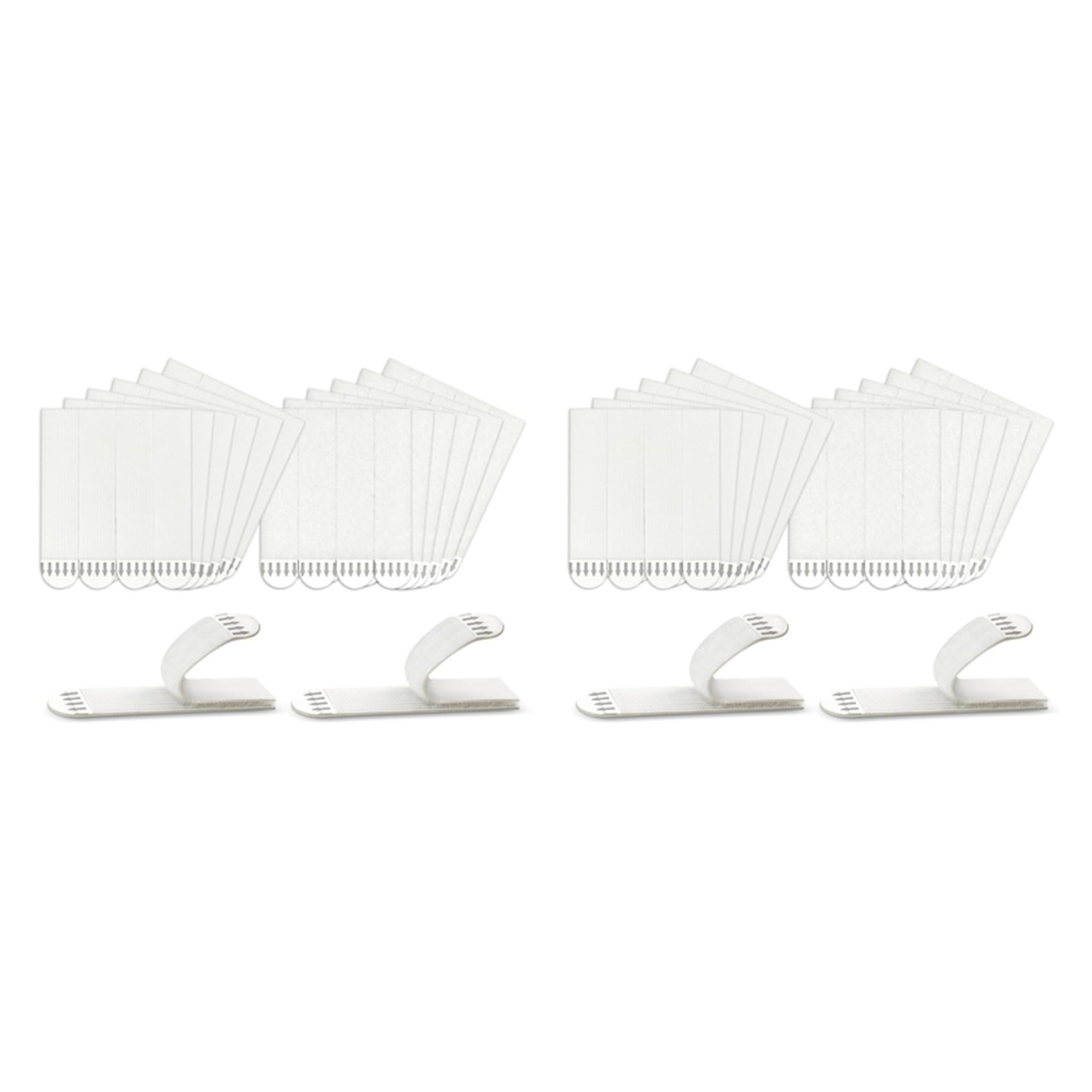 Hndhbfgrt White Picture Hanging Strips Heavy Duty,48-Pairs(96 Strips) Sticky Picture Hangers For Walls,Hanging Pictures Without Nail