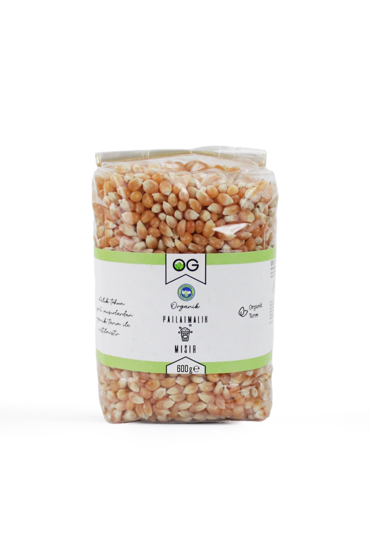 OG Organik Patlatmalık Mısır 600 gr