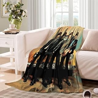 PGtaa Rock Band Couverture Épaisse Et Chaude en Flanelle – Couverture De Canapé – Couverture 3D – Motif : The Beatles – 60x80inch(150x200cm) - Les Beatles, Paul McCartney, John Lennon, RIngo Starr, George Harrison PGtaa Rock Band Couverture Épaisse Et Chaude en Flanelle - Couverture De Canapé - Couverture 3D - Motif : The Beatles - 60x80inch(150x200cm) – Image 3