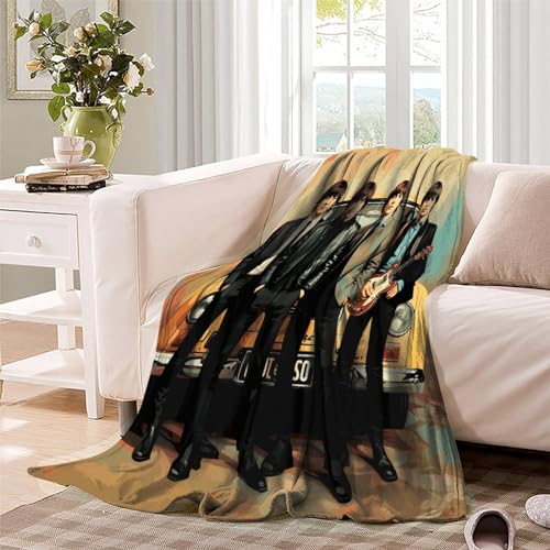 PGtaa Rock Band Couverture Épaisse Et Chaude en Flanelle – Couverture De Canapé – Couverture 3D – Motif : The Beatles – 60x80inch(150x200cm) - Les Beatles, Paul McCartney, John Lennon, RIngo Starr, George Harrison PGtaa Rock Band Couverture Épaisse Et Chaude en Flanelle - Couverture De Canapé - Couverture 3D - Motif : The Beatles - 60x80inch(150x200cm) – Image 4
