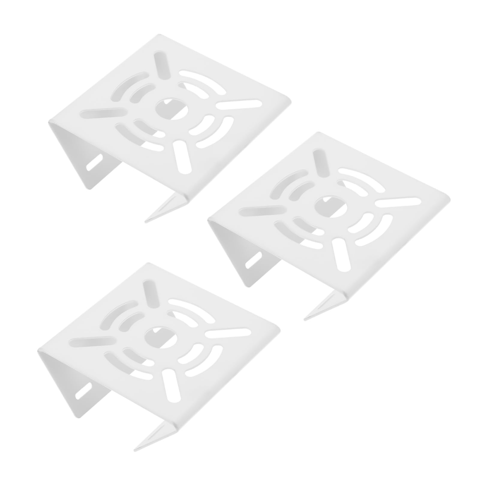 Balacoo Overhead Camera Mount Bracket 3pcs Steel CCTV Bracket Easy to Adjust Angle for CCTV Security Camera