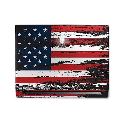 Image of MightySkins Skin Compatible with Alienware M18 R1 (2023) Full Wrap Kit - Tattered Flag | Protective, Durable, and Unique Vinyl Decal wrap Cover | Easy to Apply & Change Styles | Made in The USA