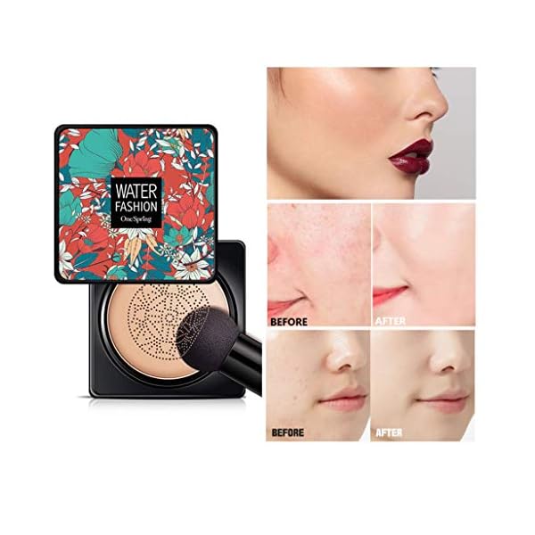 Air-Cushion-CC-Cream-Mushroom-Head-Foundation-SuperThinker-Moisturizing-BB-Cream-Nude-Makeup-Long-Lasting-Matte-Concealer-Foundation-Makeup Air Cushion CC Cream Mushroom Head, Concealer Moisturizing BB Cream Foundation, Waterproof Matte Long Lasting Bright…