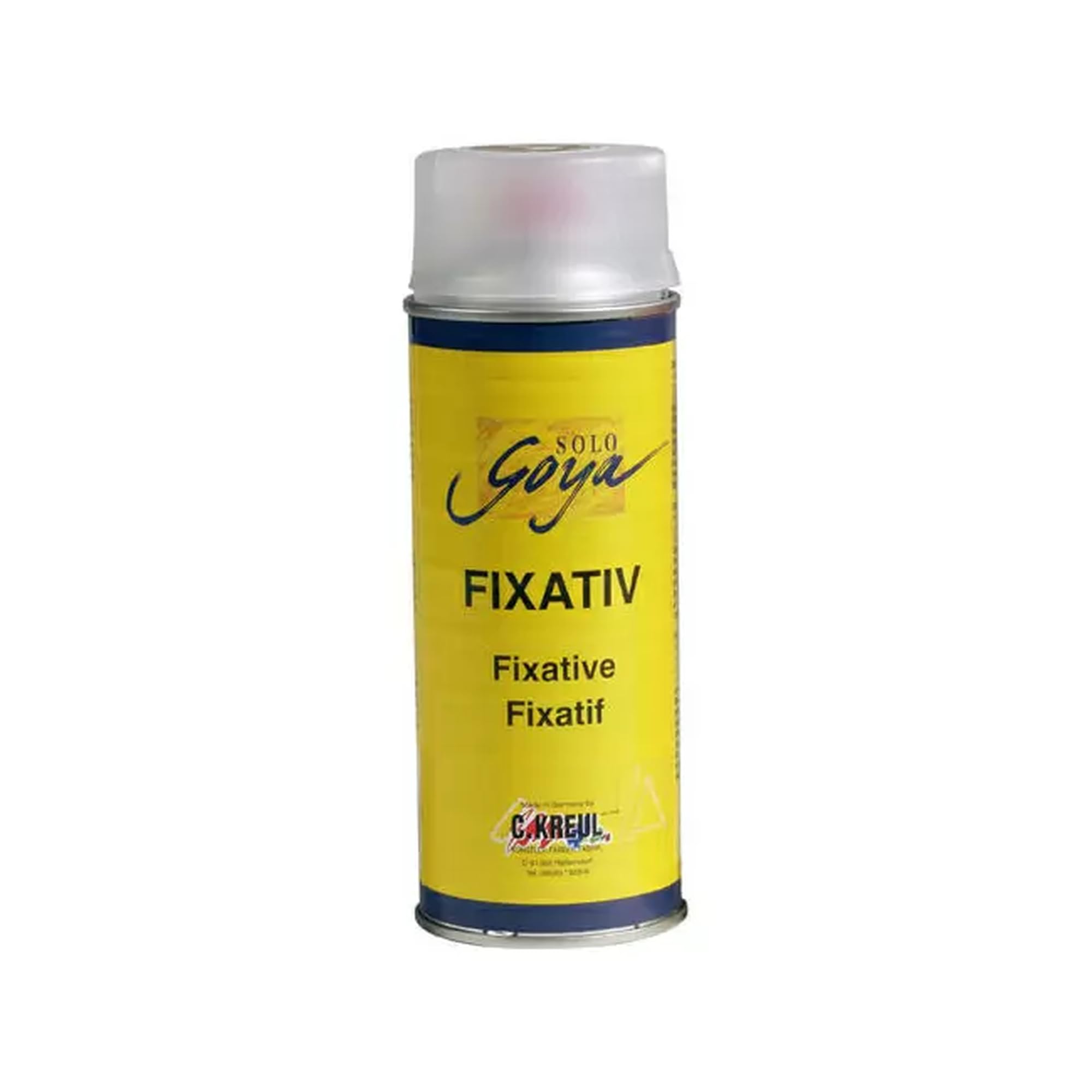 KREUL 800400 - Fixativ, puszka 400 ml, wysoce przezroczysta, niebłyszcząca folia ochronna do rysunków kredą, węglem i kredkami, a także do tempery i akwareli