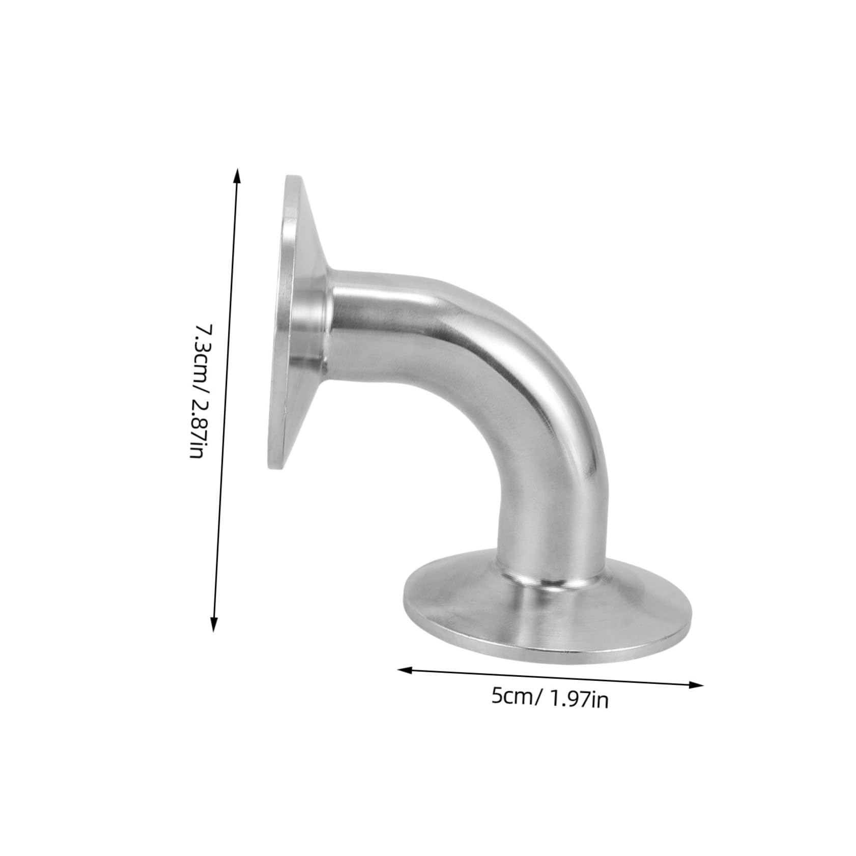 PRETYZOOM Stainless Steel Elbow Pipe Fitting Quick Connect Connector Durable and Versatile Pipe Fittings for Reliable Installations Various Applications
