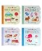 4 Pack Chunky Lift-a-Flap Board Books: First Words/Animals/Opposites/Things That Go (Babies Love)