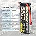 5200mAh RC LiPo Battery Hard Case POVWAY 2S 50C 7.4V with T Plug for RC Cars, RC Truck, RC Airplane, RC Helicopter, Drone,Quadcopter(2Pack)