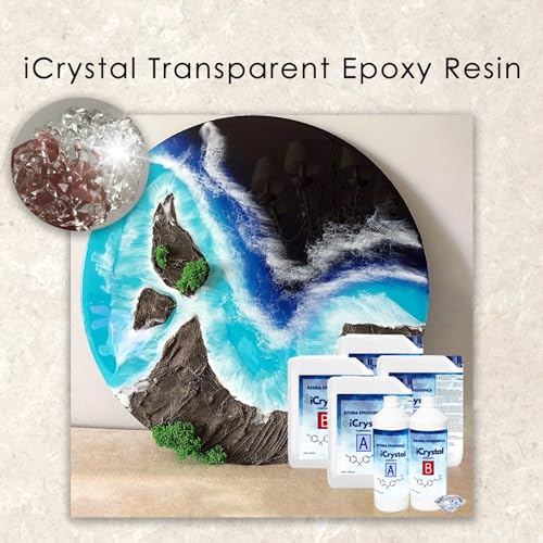 Resina Epóxica ICrystal 3 Kg para Joyas y Artesanías - Fernando Cortés