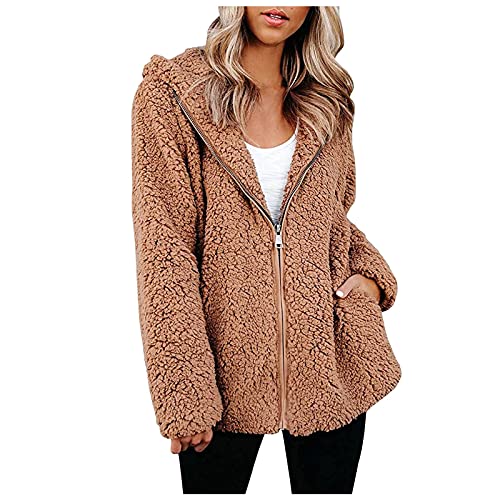 Wollmantel Plus Size Winter Mit Kapuze Übergangsjacke Vintage Hoodie...