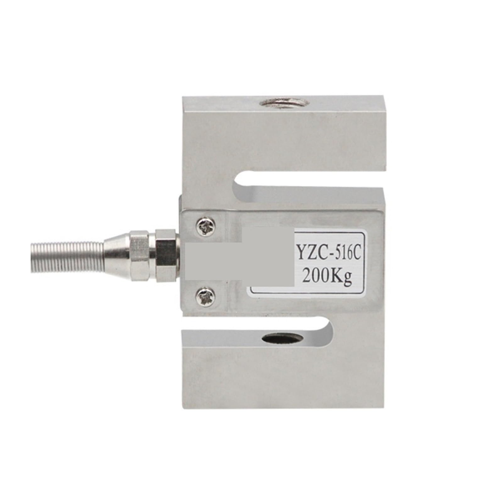 High-Precision Load Cell Scale Sensor, S Type Weighing Sensor 50KG, 100KG, 300KG, 500KG Pull Pressure Sensor Weight Sensor Load Cell for Weight High Pressure Tension Weighing(300KG)