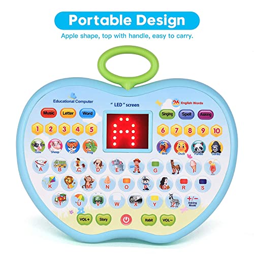 Toyshine-Kids-Computer-Tablet-Toy-Baby-Children-Early-Educational-Learning-Machine-Toys-Electronic-Children-Study-Game-for-3-Year-Olds-Girls-Boys-Gift-Birthday-Presents-Apple