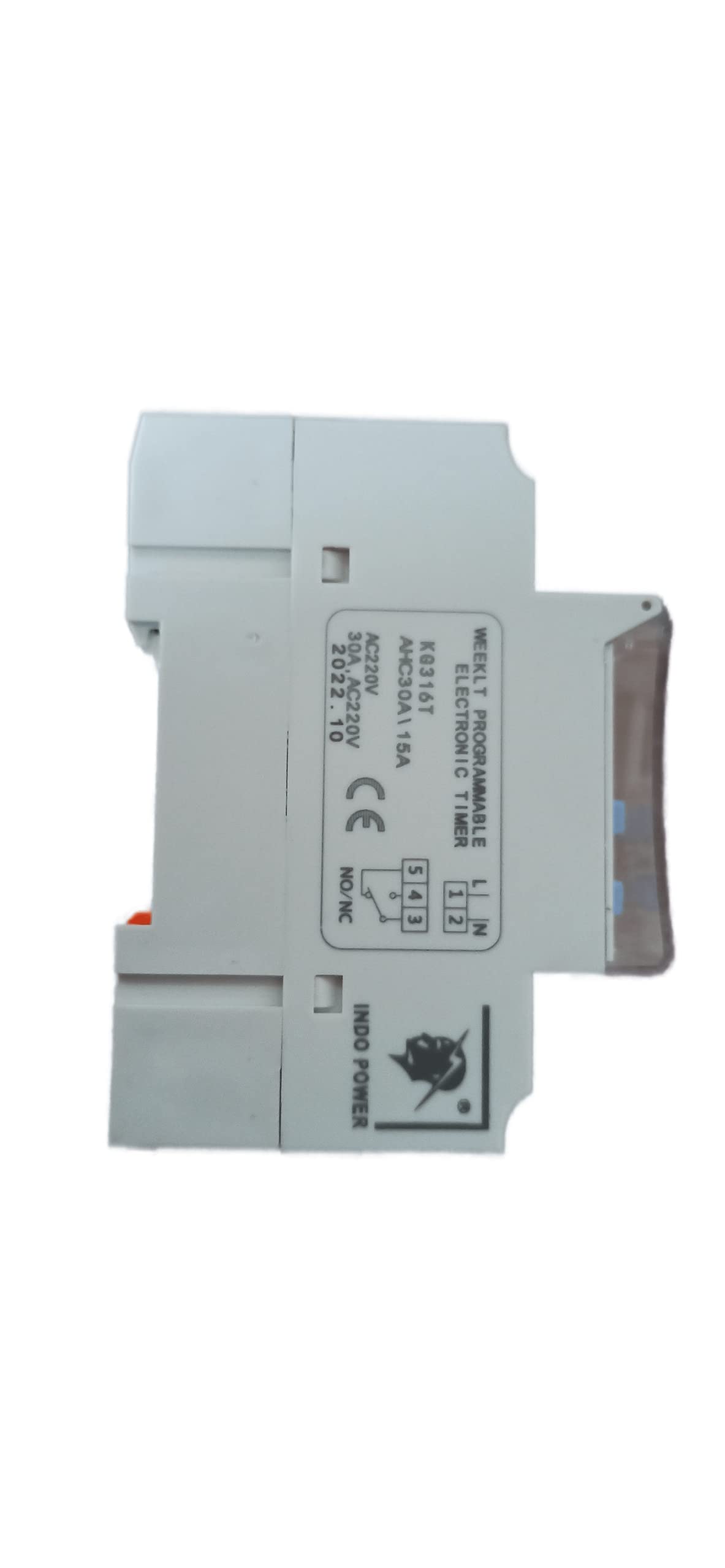 POWER AHC-30A(AHC-30A) AC 220V-240V 30A DIN Rail Penal Mounted LCD Programmable Timer Switch 18 ON /18 Off 1
