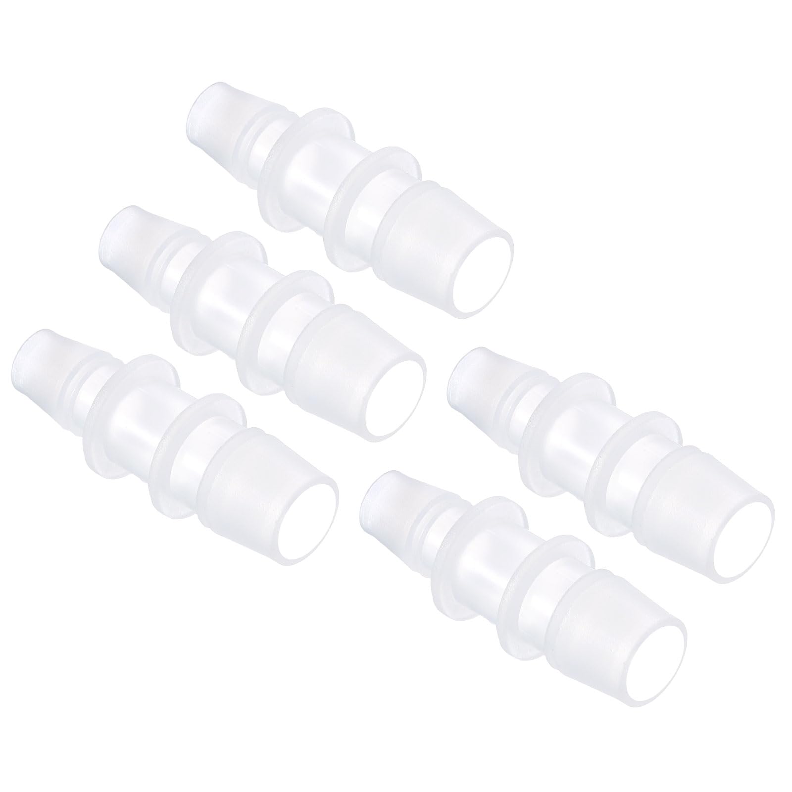 Kozelo Pack of 5 Plastic Hose Barb Fittings 1/2" Hose Barb to 3/8" Fittings — image 1