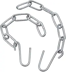 Corrente Alongador Extensora Rede Dormir Descanso – Aço 40cm - 2 unidades