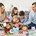 Arrowbash Plush Safari Animal Tree House Playset, 13 PCS Soft Forest Animals, Sensory Learning Toys for Infants 6–12 Months, Toddlers 1–3 Gift, Birthday Gift