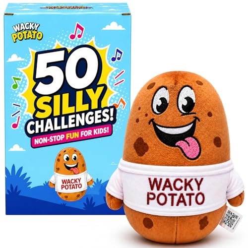 Wackiez Wacky Potato - Interactive Musical Talking Passing Potato Game | 50 Silly Challenges & 15 Songs | Funny Family Party Activity for Boys & Girls | Indoor Outdoor Gift for Kids
