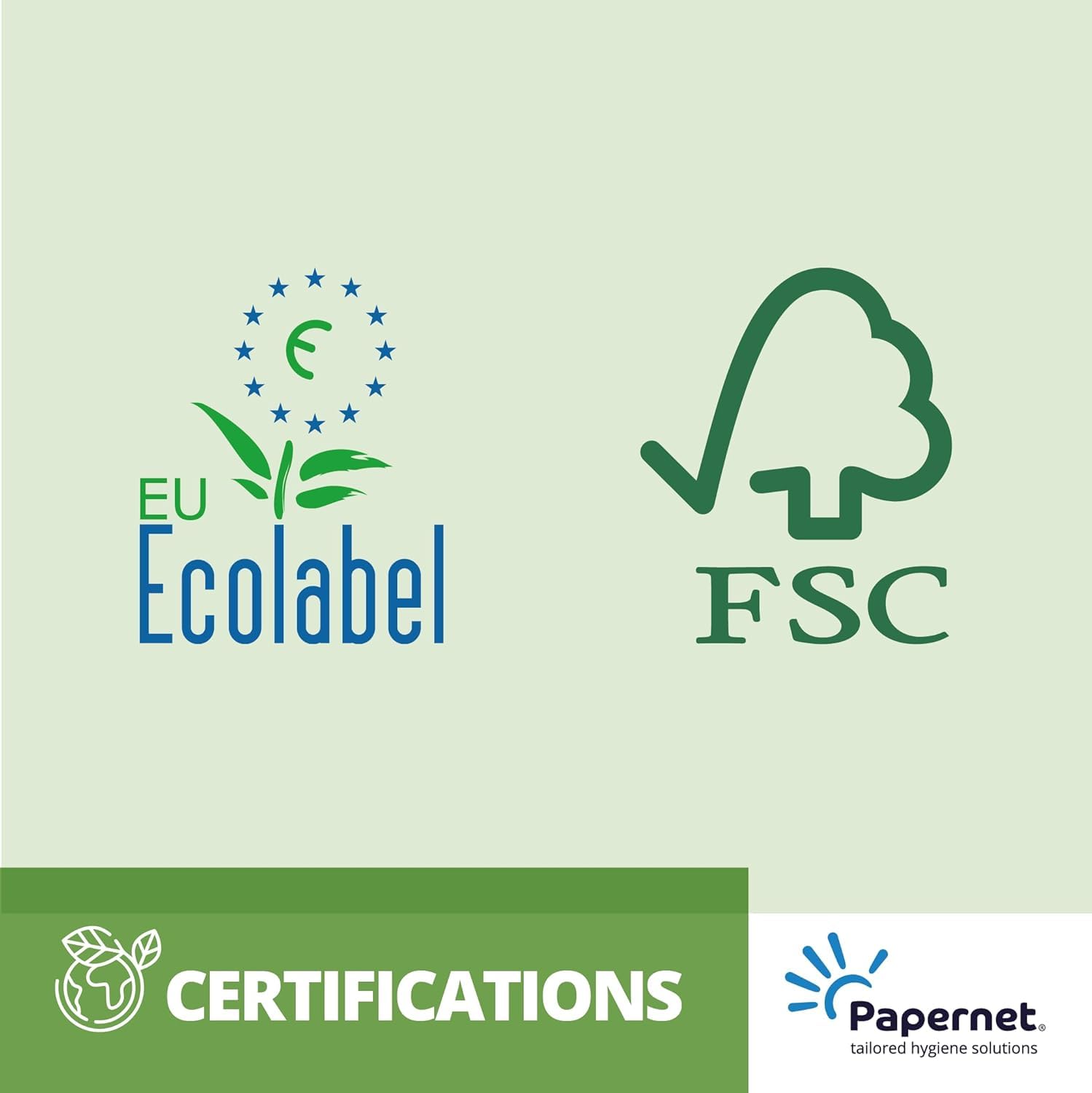 Papernet Simplify - 6 Rouleaux de Papier Hygiénique, 2 Plis | (420928), Rouleaux Maxi Jumbo en Pure Cellulose de 300m Chacun, 7 830 Services de 8,6x23 cm, Gaufrage Micro, Blanc