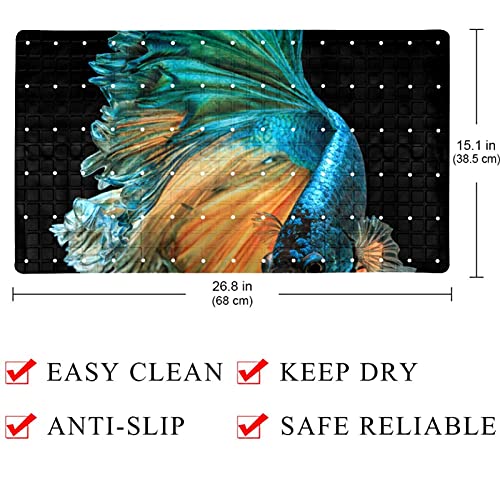 Tapis de salle de bain antidérapant pour douche et baignoire 40x70 - 5