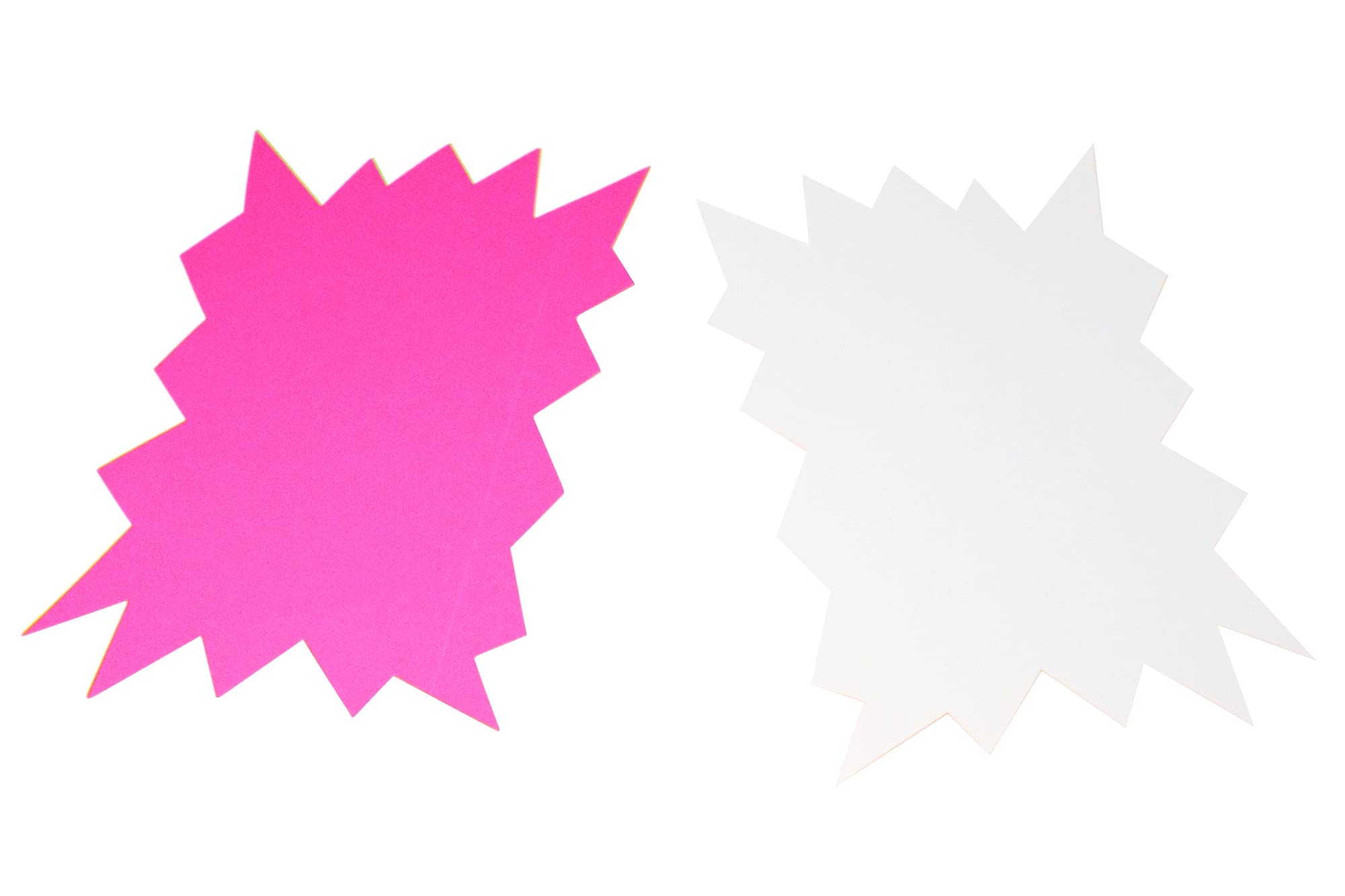 120 Stelle Fluorescenti Neon – 10 Cm X 7,5 Cm – Assortite Per Decorazione E Attività Creative