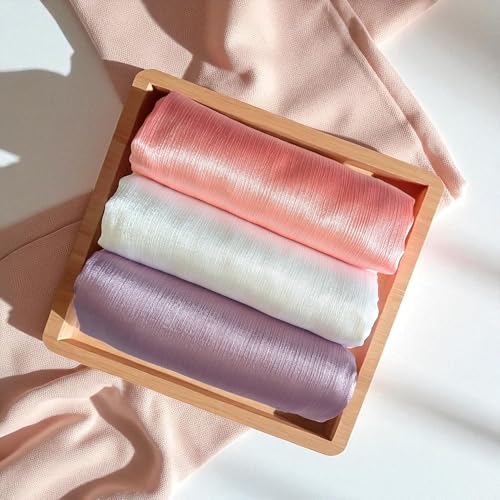 Image of Premium Muna Satin Hijab | Pack of 3 | 200 cm x 70 cm | Elegant Choice for All Occasions - Parties, Weddings & Festivals |