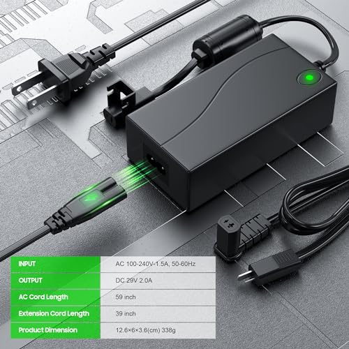 universal electric couch power recliner adapter 29v 2a power supply transformerreplacement cl2902-a power cord for recliner lift chair plugs reclining sofa chargeracdc switching cablefit lazy boy