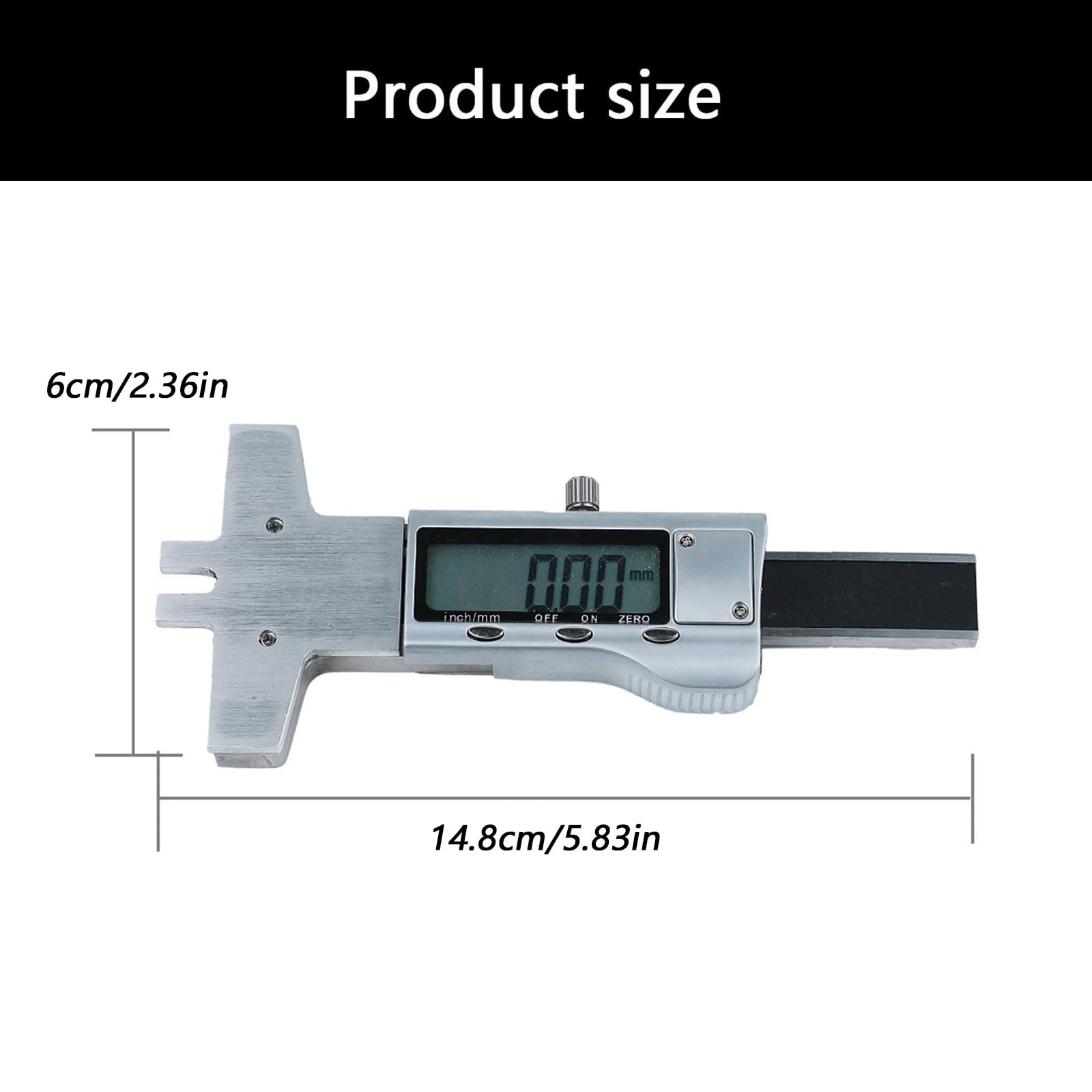 Instrumento de medición digital para cuerdas de guitarra, ideal para guitarristas, técnicos y músicos, herramienta de reparación de guitarras