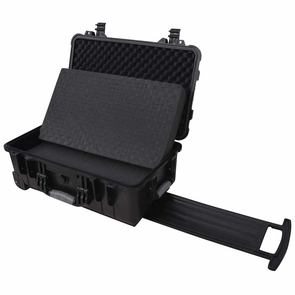 Trolley porta attrezzi con inserti in schiuma, custodia per fotocamera e valigetta per fotocamera, borsa per il trasporto e la conservazione, valigetta rigida antiurto in polipropilene e ABS