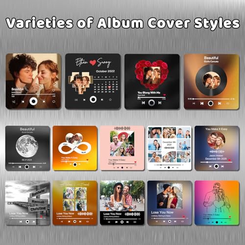 Imán decorativo personalizado para refrigerador con música miniatura 2