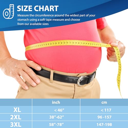 Faja abdominal ORTONYX 3XL de 12 pulgadas para hombres y mujeres miniatura 3