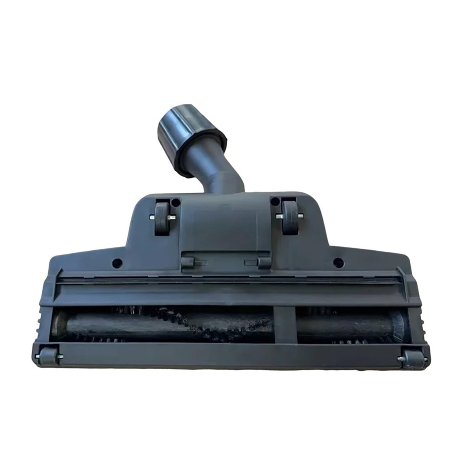 Genérico Cepillo Turbo Universal para Suelo, Junta giratoria 27-37mm | Con rodillos suaves y cerdas PP, pedal para limpiar alfombras y suelos duros