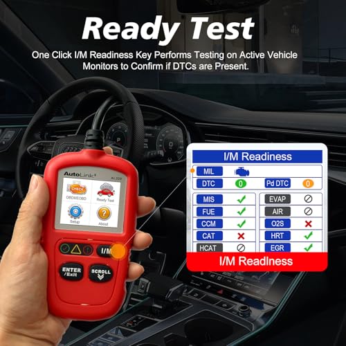 Autel OBD2 Scanner AL329, Upgraded AutoLink AL319, Auto VIN, Check-Engine-Light Code Reader, MIL Reset, One-Click I/M Readiness, CAN Car Diagnostic Scan Tool, for All OBD II Vehicles After 1996 - Image 5