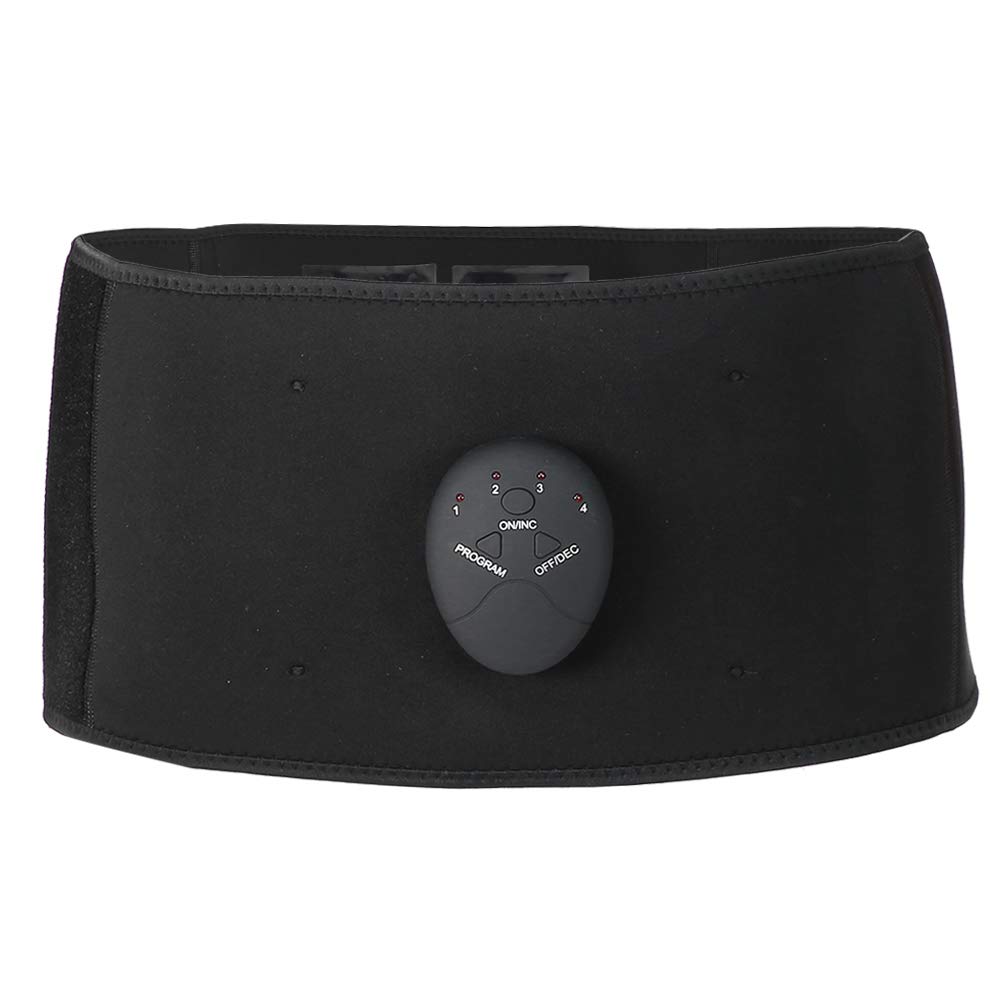 Mens Waist Trainer, Abdominal Muscle Trainer, EMS Abdominal Muscle Belt Stimulator Electronic Body Slimming Belt for Men Women