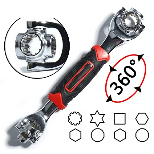 VNNHGB DIY Tool Kit Hand Tools Socket Works With Spline Bolts Furniture Car Repair Wrench Rotary Tool Sets - Image 3