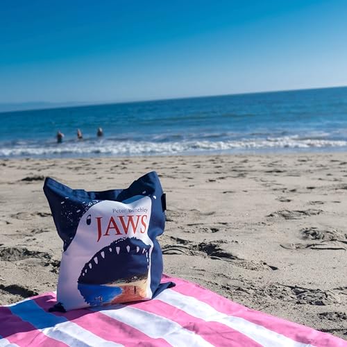 Out of Print Jaws By Peter Benchley Retro Tote Bag with Inner Pocket - Gift for Book Lovers and Movie Lovers3