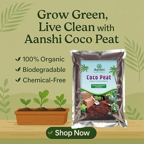 Image of Cocopeat 900 gm | 100% Natural Soil Conditioner & Moisture Retainer | Ready-to-Use Organic Coconut Coir Fibres for Home Gardening, Balcony, and Potted Plants | Eco-Friendly Fertilizer