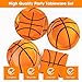 Xjoviative 40PCS Basketball Paper Plates and Napkins Party Supplies, Disposable Basketball Party Plates and Napkins Tableware Set for Kids Basketball Birthday Party Decorations Serves 20 Guests