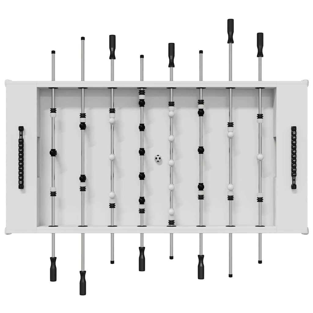 Generico Tavolo da Foosball Bianco Legno Multistrato
