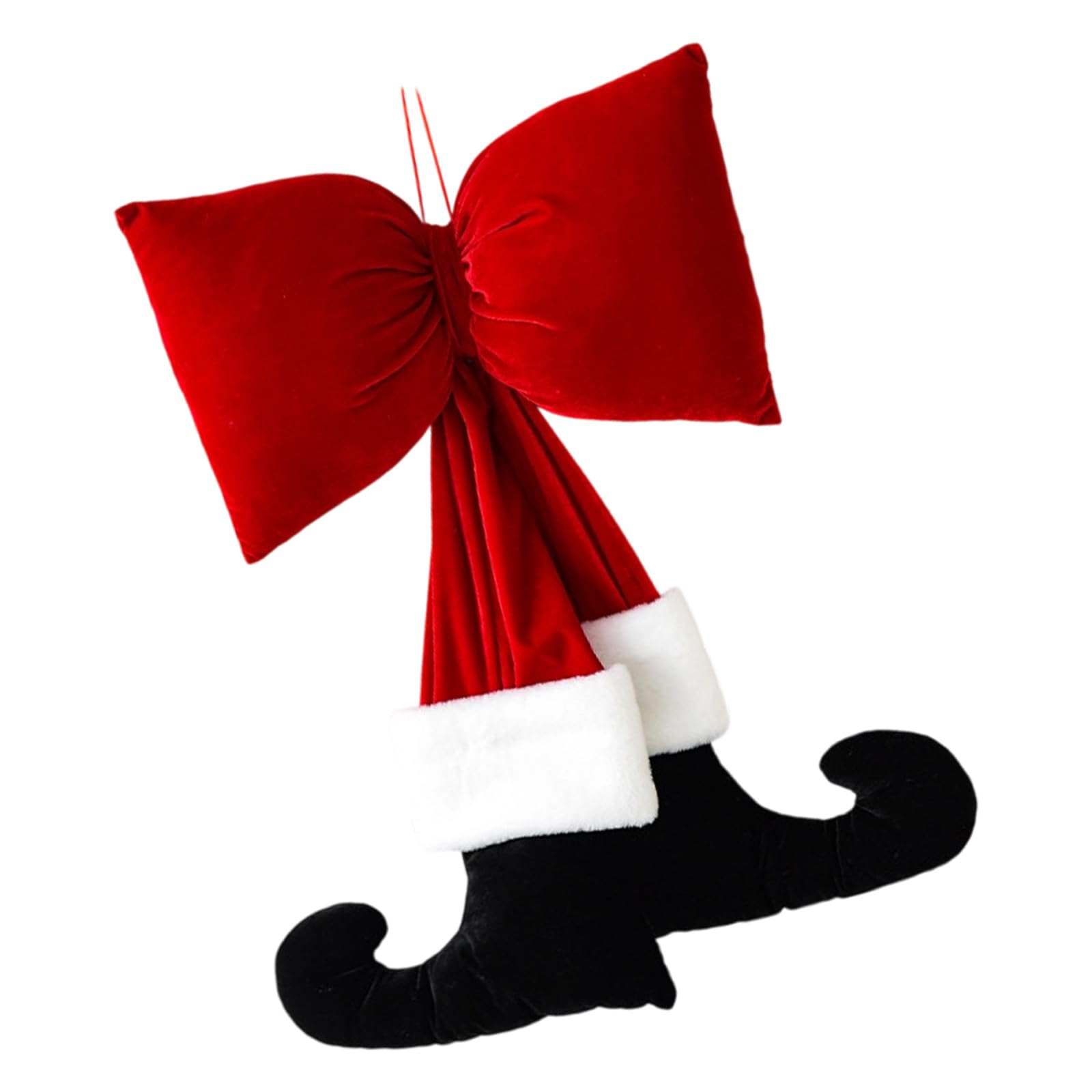 Tfaoys 60Cm 4 Size Rose Velutinous Christmas Bends For Tree Wreath Window Door Holiday Garnishes Velutinous Christmas Garnishes