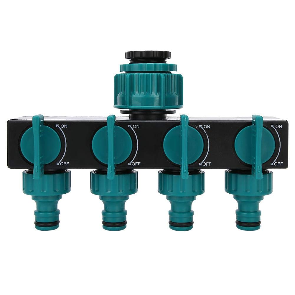 Schlauchteiler, Gartenschlauchteiler, DN20 DN25 FNPT Wasserhahnteiler mit 1/4-Zoll-Schnellanschluss-Bewässerungsarmatur