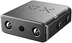 Minicâmera espiã 1080p, câmera de vigilância XD-WiFi, câmera babá portátil pequena HD com visão noturna e detecção de movimento, câmera de segurança secreta para casa e escritório