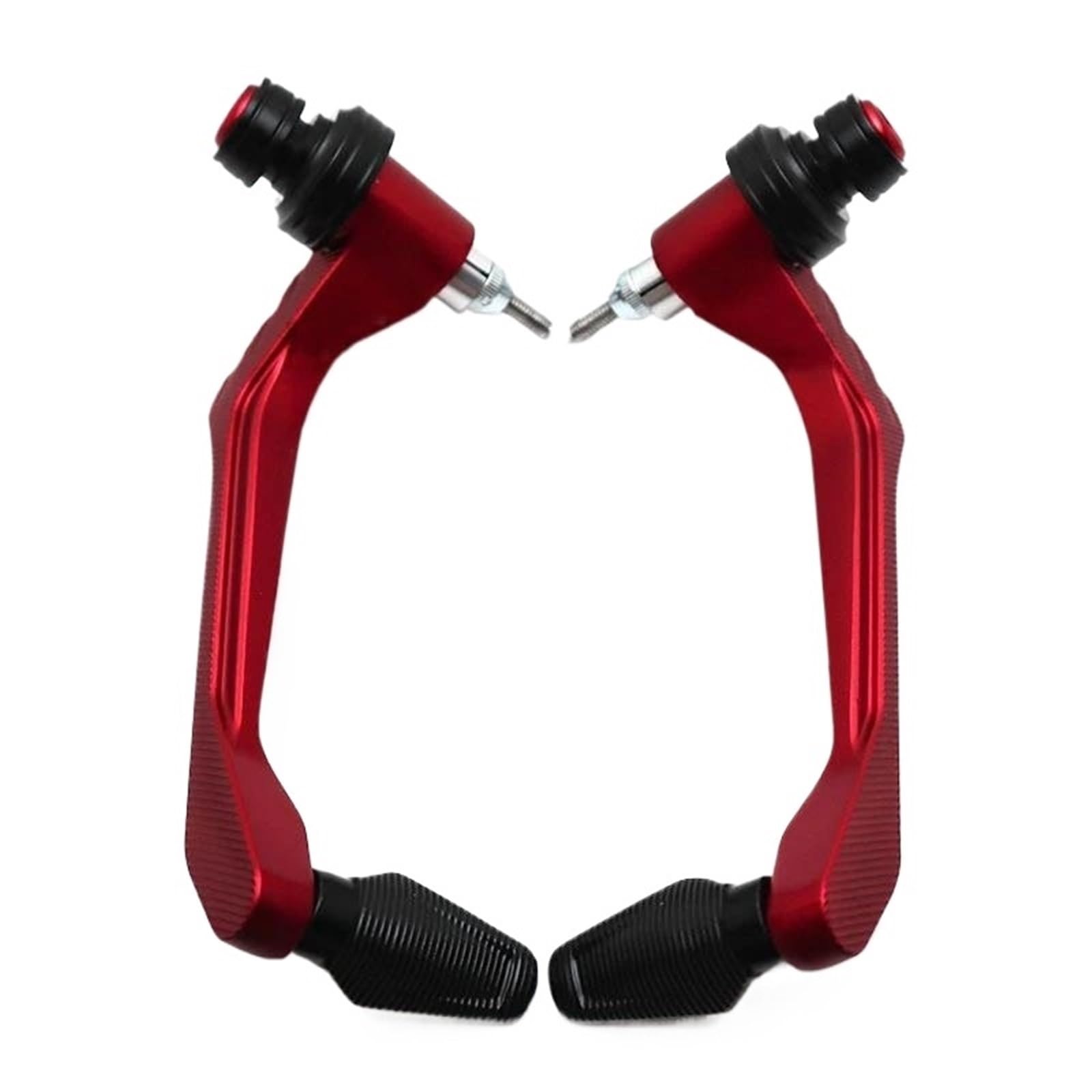 HJTEDHE Universal 17-22mm Motorcycle Handlebar Brake and Clutch Lever Hand Guard Motorcycle Handlebar Lever Guards(Red)