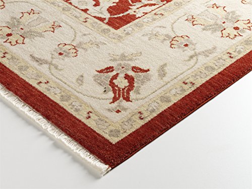 CASPARA YASMIN Ziegler klassischer Orientteppich Wolle in rost-creme, Größe: 250x300 cm – Bild 4